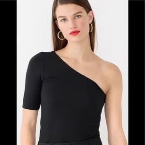 Jcrew one shoulder form fit tee